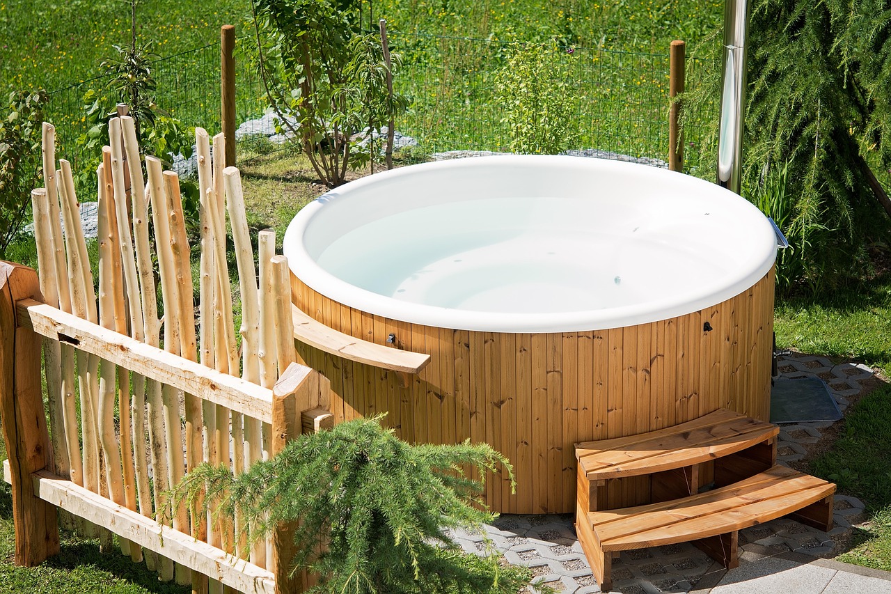 Hot tub and sim spa filled